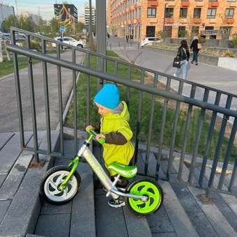 Беговел Small Rider Foot Racer 3 Eva серебро-зеленый: отзыв пользователя Детский Мир