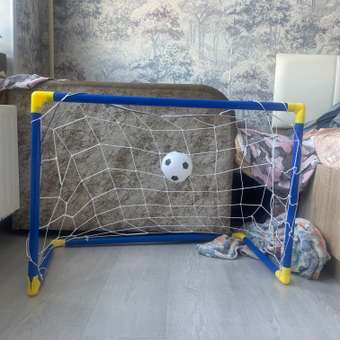 Футбольные ворота Veld Co с мячом: отзыв пользователя Детский Мир