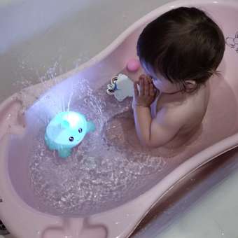 Игрушка для ванной Salto Surprise крабик фонтанчик с сенсором включения. Синий: отзыв пользователя Детский Мир