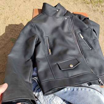 Кожаная куртка Futurino Cool: отзыв пользователя ДетМир