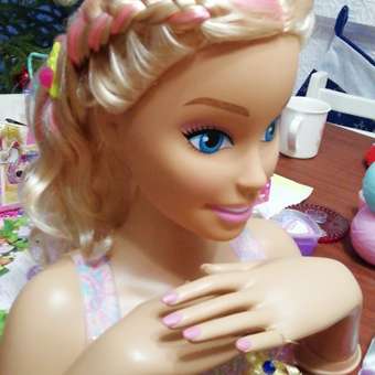 Торс для создания причесок Barbie Делюкс 63651: отзыв пользователя Детский Мир