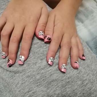 Накладные ногти Lukky Kitty белый котик: отзыв пользователя Детский Мир