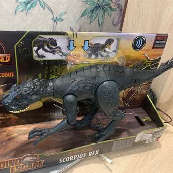 Фигурка Jurassic World Хлопающий Скорпиос Рекс HBT41: отзыв пользователя Детский Мир