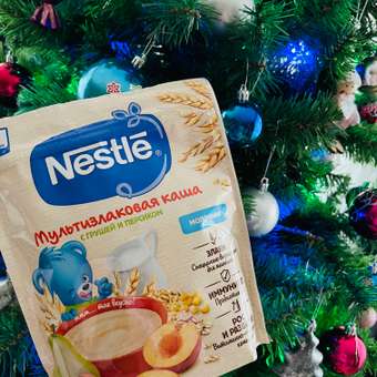 Каша молочная Nestle мультизлаковая груша-персик 200г с 6месяцев: отзыв пользователя ДетМир