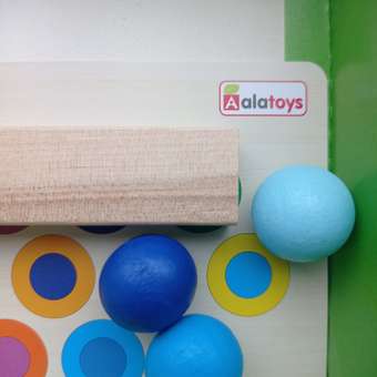 Сортер Alatoys Цветные шарики с пинцетом СОР87: отзыв пользователя ДетМир