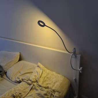 Селфи-лампа NPOSS кольцевая с гибким держателем для телефона белая: отзыв пользователя Детский Мир