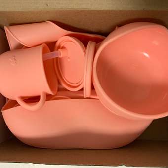 Набор детской посуды PlayKid розовый: отзыв пользователя Детский Мир