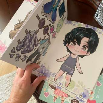 Книга Anime Dolls Одень куколку Образ для анимешки: отзыв пользователя ДетМир