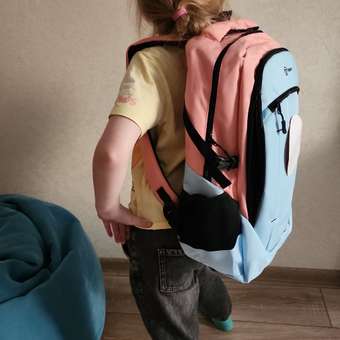 Рюкзак TORBER CLASS X розово-голубой и мешок для сменной обуви в подарок: отзыв пользователя Детский Мир