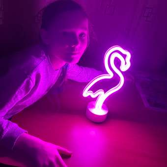 Светильник-ночник неоновый СТАРТ Розовый фламинго: отзыв пользователя Детский Мир