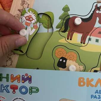 Игрушка Буратино рамка-вкладыш: отзыв пользователя Детский Мир