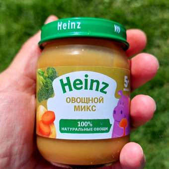 Пюре Heinz овощной микс 120г с 5месяцев: отзыв пользователя ДетМир