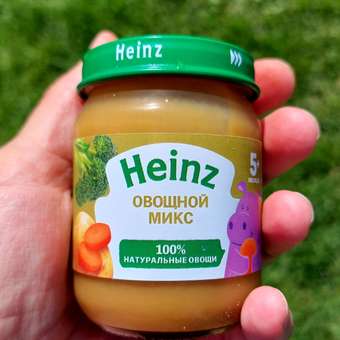 Пюре Heinz овощной микс 120г с 5месяцев: отзыв пользователя ДетМир