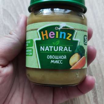 Пюре Heinz овощной микс 120г с 5месяцев: отзыв пользователя ДетМир