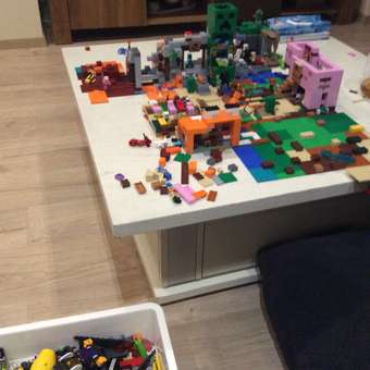 Конструктор LEGO Minecraft Шахта крипера 21155: отзыв пользователя ДетМир