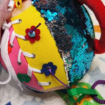 Бизиборд мягкий мячик Evotoys Лягушонок макси: отзыв пользователя Детский Мир