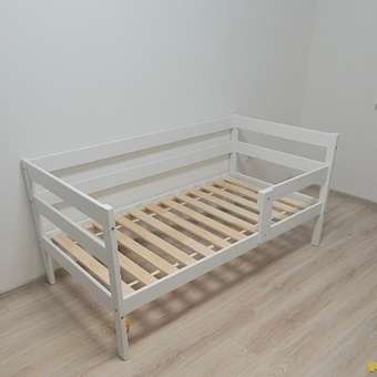 Кровать детская от 3-х лет Moms charm в белом цвете из массива 140х70 см: отзыв пользователя Детский Мир