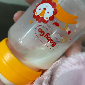 Бутылочка BabyGo с широким горлом 150мл Orange 2 соски с 0 месяцев: отзыв пользователя ДетМир