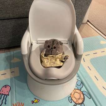 Детский горшок Ifam EASY DOING PREMIUM POTTY со звуком серый: отзыв пользователя Детский Мир