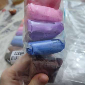Набор для лепки Слепиняшка воздушный пластилин в пакете 48 шт со стеками: отзыв пользователя Детский Мир