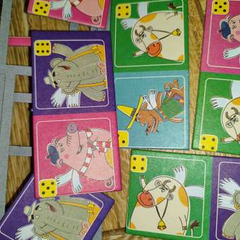 Домино Hatber 28 карточек Летающие звери: отзыв пользователя Детский Мир