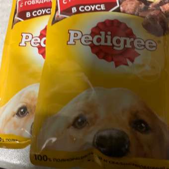 Корм для собак Pedigree говядина в соусе консервированный 85г: отзыв пользователя. Зоомагазин Зоозавр