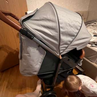 Коляска прогулочная MOWbaby Cross Gold-Grey: отзыв пользователя Детский Мир