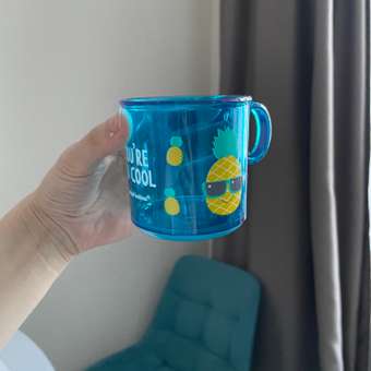 Чашка Canpol Babies с антискользящим дном 170мл Голубая: отзыв пользователя Детский Мир