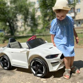 Электромобиль TOMMY Mustang GT F-1 белый: отзыв пользователя Детский Мир