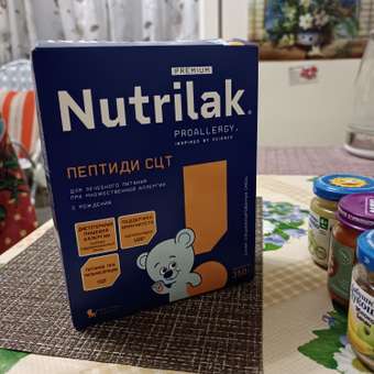 Смесь Nutrilak Пептиди СЦТ специализированная 350г с 0месяцев: отзыв пользователя Детский Мир