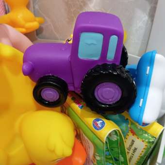 Игрушка для ванны Капитошка Синий трактор 337908: отзыв пользователя Детский Мир
