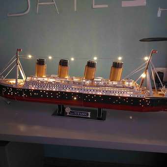 Пазл CubicFun Титаник с LED-подсветкой 3D 266деталей L521h: отзыв пользователя Детский Мир