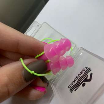 Беруши для плавания Hawk C33556-2 силиконовые на шнурке розовые: отзыв пользователя Детский Мир