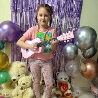 Гитара Kids Harmony Розовый MG2300: отзыв пользователя Детский Мир