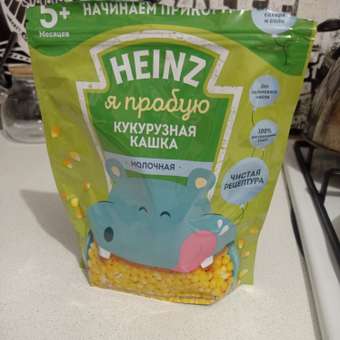 Каша молочная Heinz кукуруза 180г с 5месяцев: отзыв пользователя ДетМир