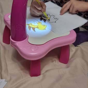 Проектор для рисования Uniglodis розовый: отзыв пользователя Детский Мир