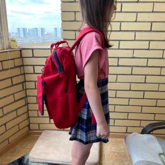 рюкзак школьный Journey 9953-1 красный: отзыв пользователя Детский Мир