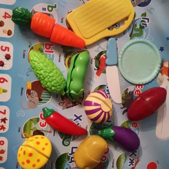 Набор овощей на липучке S+S Разрезные продукты: отзыв пользователя Детский Мир