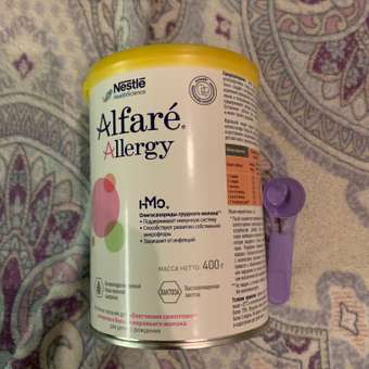 Смесь Nestle Alfare Allergy HMO 400г с 0месяцев: отзыв пользователя ДетМир