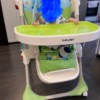 Стульчик для кормления Babyton Tasty Green классический: отзыв пользователя Детский Мир