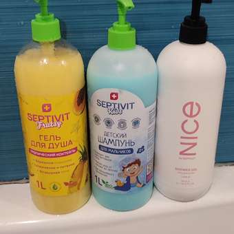 Гель NICE by Septivit Love Is 1000 мл: отзыв пользователя Детский Мир