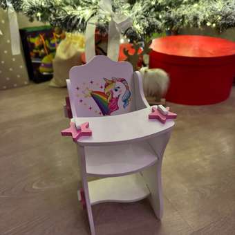 Аксессуар для кукол ViromToys стульчик для кормления: отзыв пользователя Детский Мир