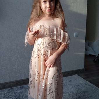 Платье Orsolini с пайетками: отзыв пользователя ДетМир