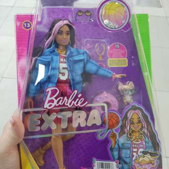 Кукла Barbie Экстра в платье баскетбольный стиль HDJ46: отзыв пользователя Детский Мир