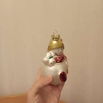 Елочная игрушка Kaemingk Снеговик EG188-YH2567: отзыв пользователя Детский Мир