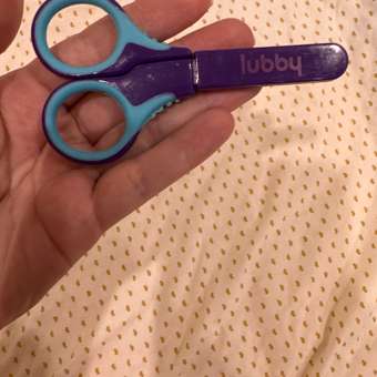 Ножницы Lubby с чехлом с 0месяцев 16408: отзыв пользователя Детский Мир