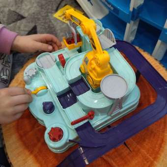 Игровой автотреr SHARKTOYS Hазвивающий с двумя машинками: отзыв пользователя Детский Мир