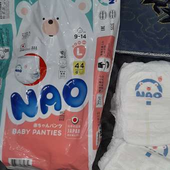 Подгузники-трусики NAO 4 размер L для новорожденных детей от 9-14 кг 44 шт: отзыв пользователя Детский Мир