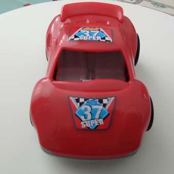 Машинка для малышей Полесье гоночная Вираж красная: отзыв пользователя Детский Мир