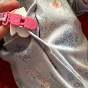 Клипса-держатель для пустышки Baby Land с прищепкой розовый 2 штуки в наборе.: отзыв пользователя Детский Мир